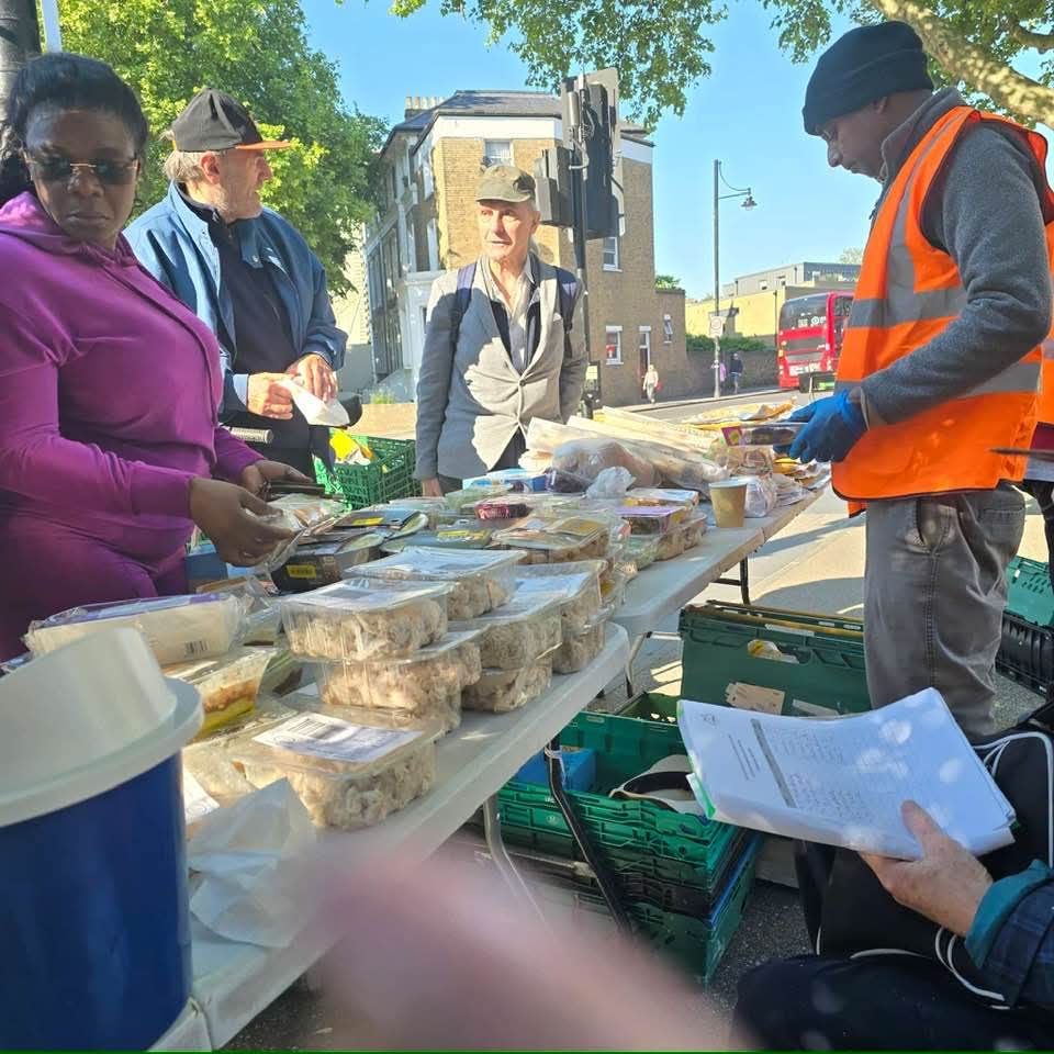 Outdoor Food Distribution - Community Support