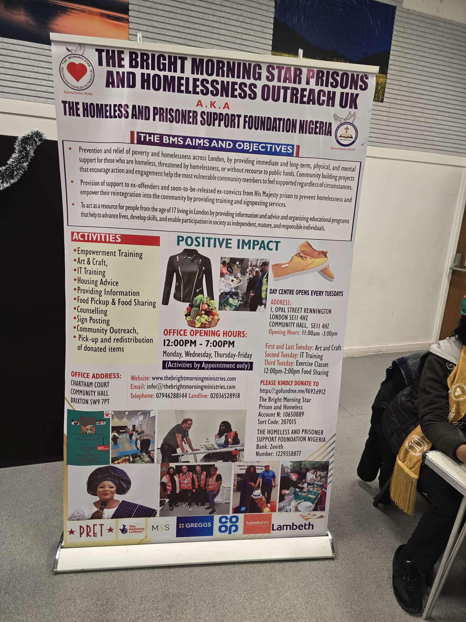 BMS Organizational Overview Poster - Activities and Impact