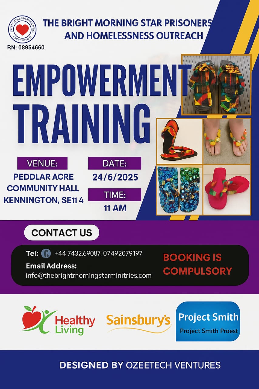 Empowerment Training Program Flyer - June 24, 2025