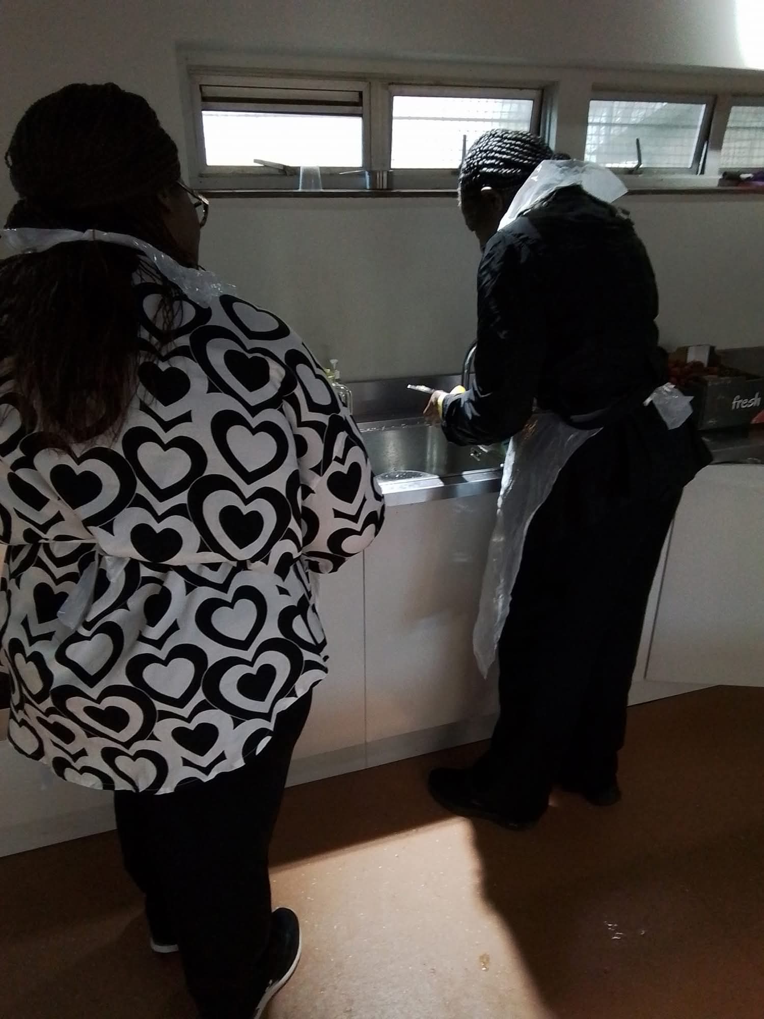 Healthy eating program food preparation